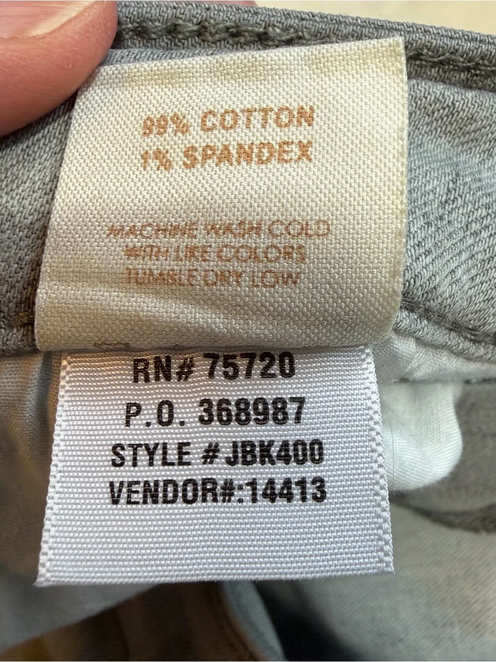 Daytrip Light Gray Skinny Jeans